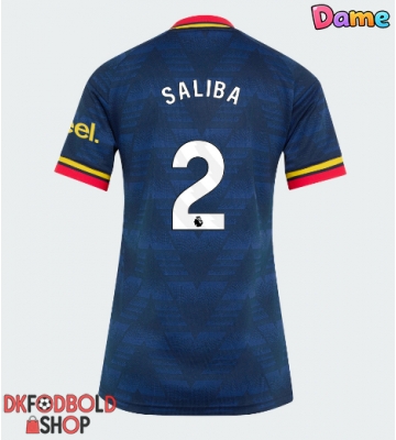 Arsenal William Saliba #2 Udebanetrøje Dame 2026-27 Kort ærmer Arsenal William Saliba #2 Udebanetrøje Dame 2026-27 Kort ærmer